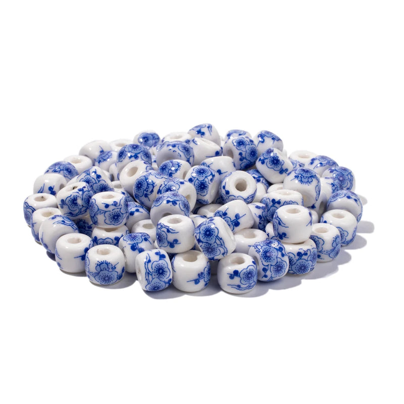 30 Colorful Ceramic Beads for Jewelry Making Diy Bracelets Necklace Charms