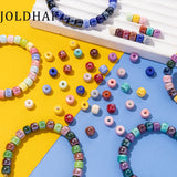 30 Colorful Ceramic Beads for Jewelry Making Diy Bracelets Necklace Charms
