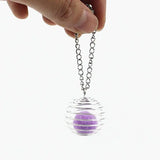 30pcs Silver Spiral Bead Cages Pendants for Jewelry Making