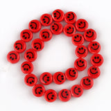 30pcs Yellow Ceramic Beads Pendant Porcelain Bead Jewelry Making 10x6mm