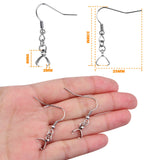 30pcs Stainless Steel Earring Hooks for DIY Earrings Jewelry Making