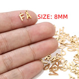 30pcs Stainless Steel Letter Beads for Personalized Jewelry Making