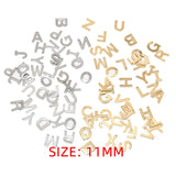 30pcs Stainless Steel Letter Beads for Personalized Jewelry Making