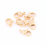 30pcs Stainless Steel Lobster Clasp for DIY Bracelets Necklace Jewelry