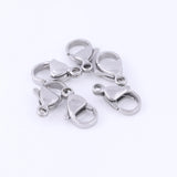 30pcs Stainless Steel Lobster Clasp for DIY Bracelets Necklace Jewelry