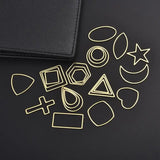 30pcs Stainless Steel Geometric Earrings Circle Pendant for DIY Jewelry