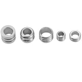 30pcs Stainless Steel Spacer Beads Round Beads for DIY Jewelry Making