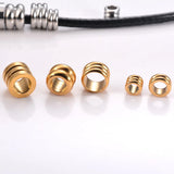 30pcs Stainless Steel Spacer Beads Round Beads for DIY Jewelry Making