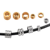 30pcs Stainless Steel Spacer Beads Round Beads for DIY Jewelry Making