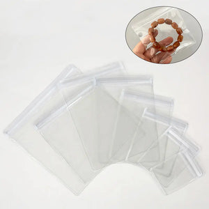 30pcs Zipper Lock Pouch Bags 4*6/6*8cm Clear Self Sealing Sachet Ziplock Bag