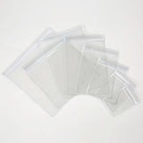 30pcs Strong Zipper Bags Clear Self Sealing 4*6/6*8cm Jewelry Packaging