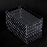 30pcs Transparent PVC Box Flat Rectangle Candy Treat Gift Boxes