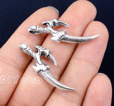 30pcs Tibetan Silver Dagger Charm Pendants 42x19mm