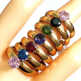 30pcs Women's Wedding Ring 4mm CZ Stainless Steel Zircon Bride Party Jewelry