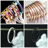 30pcs 2mm Sand Surface Stainless Steel Wedding Band Ring