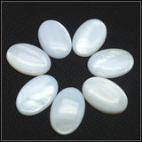 30pcs Mother of Pearl Shell Cabochons for Bracelet and Finger Rings Making