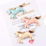 30pcs Running Horse Enamel Charms DIY Necklaces Bracelets Jewelry 35*58mm
