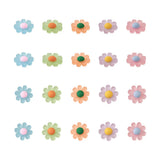 30pcs Daisy Flowers Resin Frosted Cabochons DIY Earrings Bobby Pin Accessories