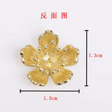 30pcs Alloy Leaf Charm Flower Pendant for DIY Wedding Jewelry Making