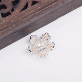 30pcs Alloy Leaf Charm Flower Pendant for DIY Wedding Jewelry Making