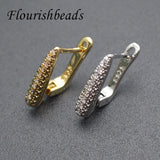 30pcs Copper Plating Arched Earring Hooks for Jewelry Making