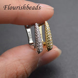 30pcs Copper Plating Arched Earring Hooks for Jewelry Making
