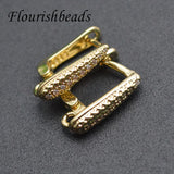 30pcs Copper Plating Arched Earring Hooks for Jewelry Making