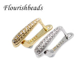 30pcs Copper Plating Arched Earring Hooks for Jewelry Making