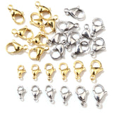 30pcs 12*7mm Stainless Steel Lobster Clasp for Necklace DIY