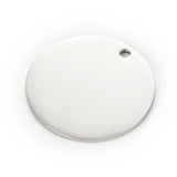 30pcs 15mm Engravable Stainless Steel Charm for Logo or Words-G1516