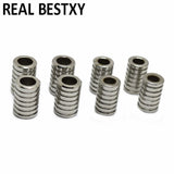 30pcs Stainless Steel Spacer Beads 5/6mm Hole for Bracelets DIY