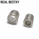 30pcs Stainless Steel Spacer Beads 5/6mm Hole for Bracelets DIY