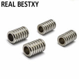 30pcs Stainless Steel Spacer Beads 5/6mm Hole for Bracelets DIY