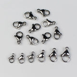 30pcs Stainless Steel Lobster Clasp Hooks for DIY Necklace Bracelet Making