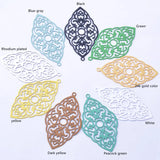 30pcs AB7281 43*25 Brass Filigree Charms for DIY Earrings