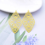 30pcs AB7281 43*25 Brass Filigree Charms for DIY Earrings