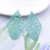 30pcs AB7281 43*25 Brass Filigree Charms for DIY Earrings
