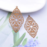 30pcs AB7281 43*25 Brass Filigree Charms for DIY Earrings