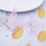 30pcs Brass Charms Colorful Green Cream Pendant Earring Findings