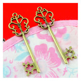 30pcs Antique Bronze Key Charms Pendants for DIY Jewelry Making Findings