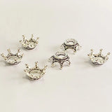 30pcs Mini Crown Antique Silver Pendant DIY Necklace Jewelry