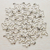 30pcs Watermelon Stone Cross Beads Pendants DIY Jewelry Making Women