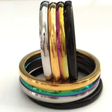 30pcs/lot Mix 2mm Stainless Steel Wedding Bands Ring Wedding Engagement Jewelry