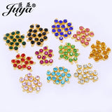 30pcs Crystal Birthstone Charms Pendants DIY Jewelry Making Findings