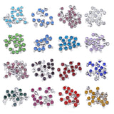 30pcs Crystal Birthstone Charms Pendants DIY Jewelry Making Findings