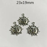30pcs Daze Sun DIY Pendant Necklace Bracelet Charms Jewelry Making Supplies