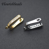 30pcs Geometric Ear Hooks 13x17mm Nickel Plated DIY Jewelry Making