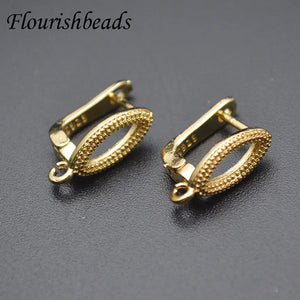 30pcs High Nickel Earring Hooks 12x17mm DIY Jewelry Findings