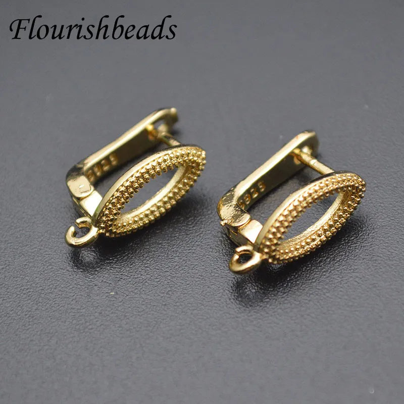 30pcs High Nickel Earring Hooks 12x17mm DIY Jewelry Findings