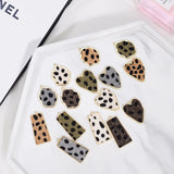 30pcs Animal Hair Leopard Print Charms DIY Jewelry Accessory